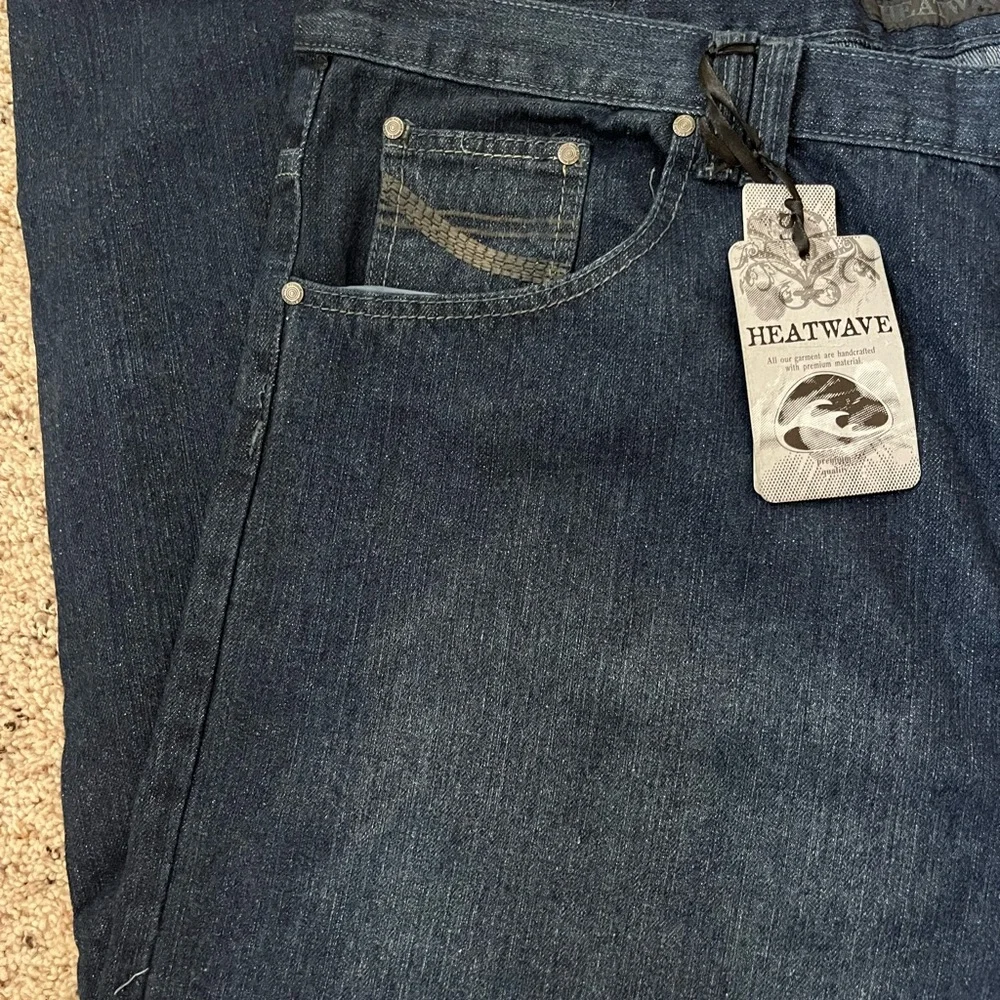 Heatwave Men’s Big & Tall Jeans | Waist 48 | 100% Cotton | Relaxed Fit | NWT - Picture 5 of 9
